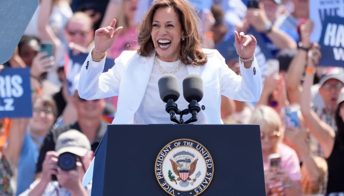 Krypto-Chefs sammeln eine Tonne, um Kamala Harris zu überzeugen