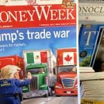 Ein großes Finanzmagazin mit dem von Trump angeheizten Handelskrieg als Titelthema